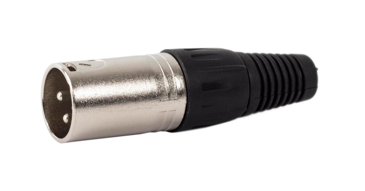 Audiokontakter och adapters - KONTAKT XLR SLADD HANE SC3M