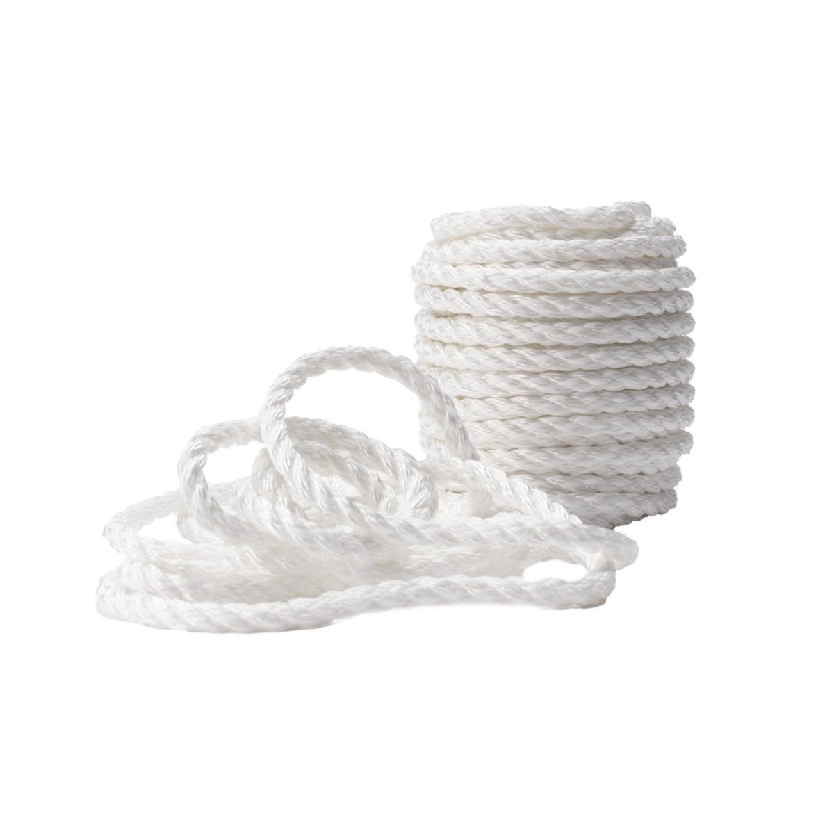 Tågvirke Polyester Special på minirulle - TÅGVIRKE POLYESTER SPECIAL VIT 3-SLAGET 12MM 20M/RLE