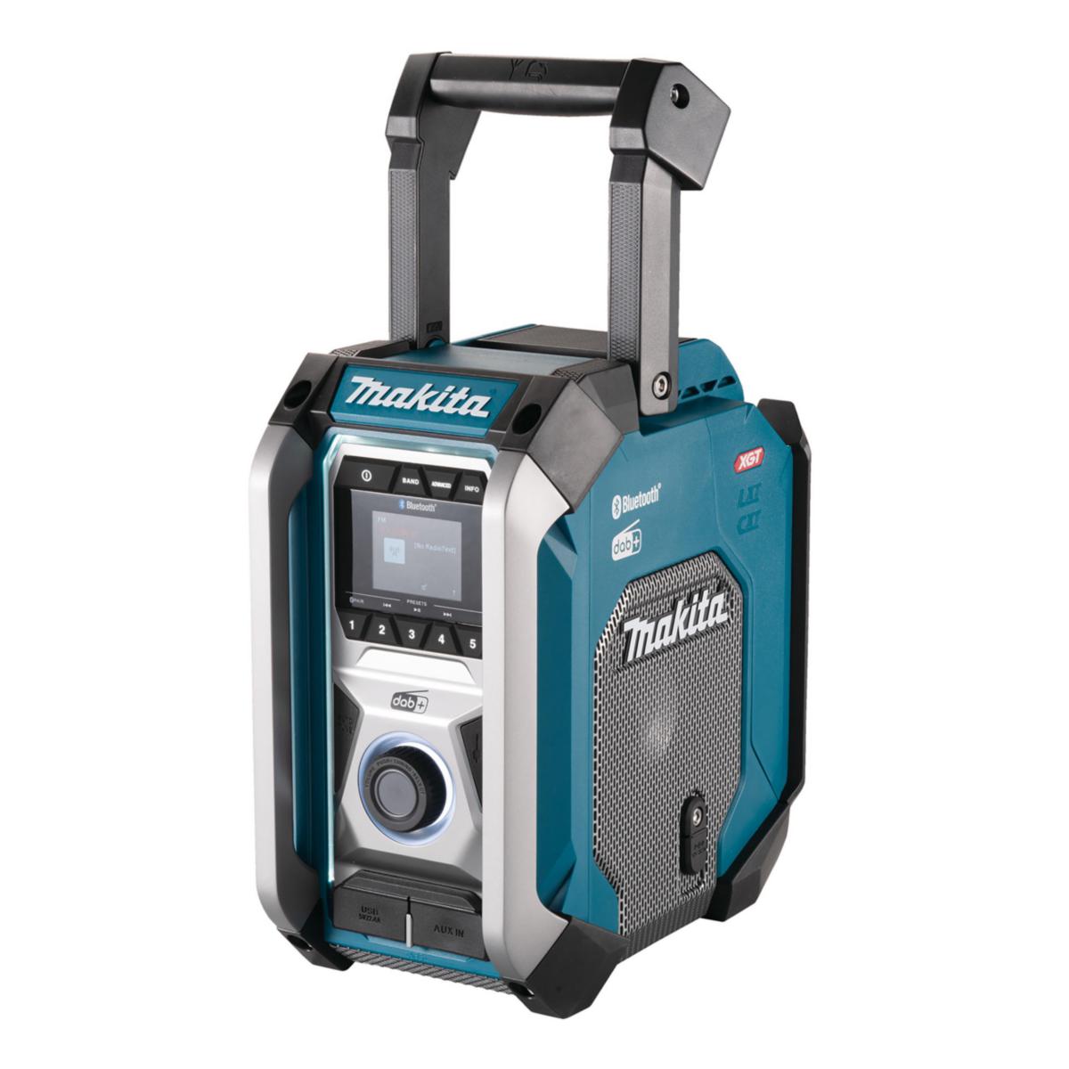 Radio Makita MR007GZ SOLO - RADIO MAKITA MR007GZ 12,18, 40V/AC DAB+BT USB SUBW