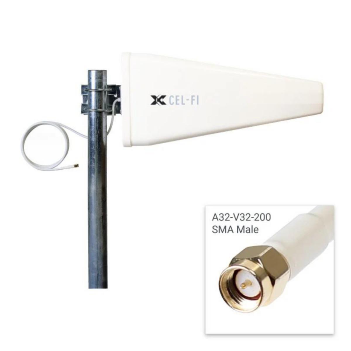 Bredbandsriktad antenn CEL-FI (SMA-M) - CEL-FI ANTENNA WB DIR. SMA A32-V32-200