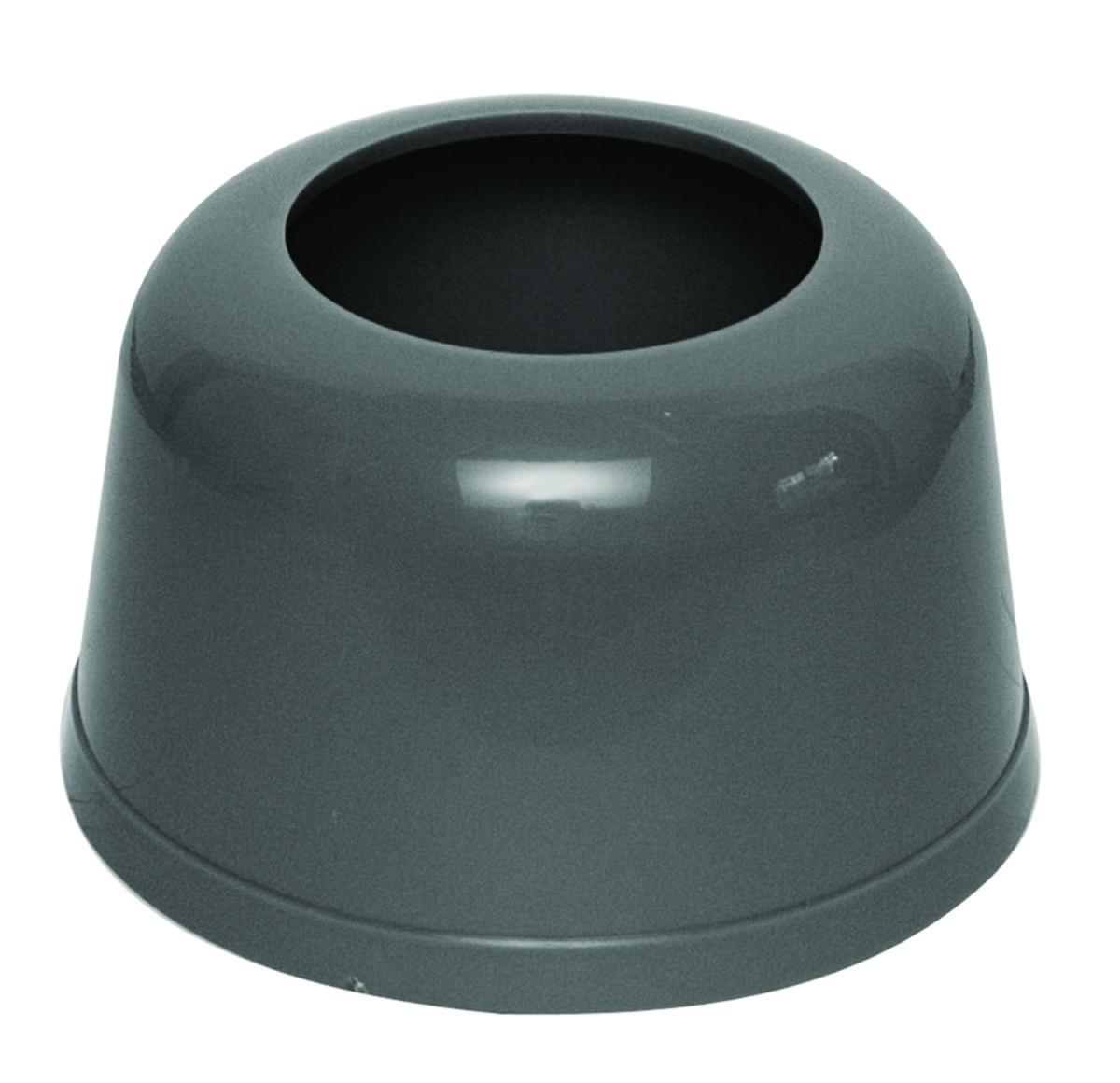 Floor drain for sink trap, Faluplast - FLOOR COLLAR WITH 50 MM HOLE HEIGHT 55 MM, ID 89 MM GREY
