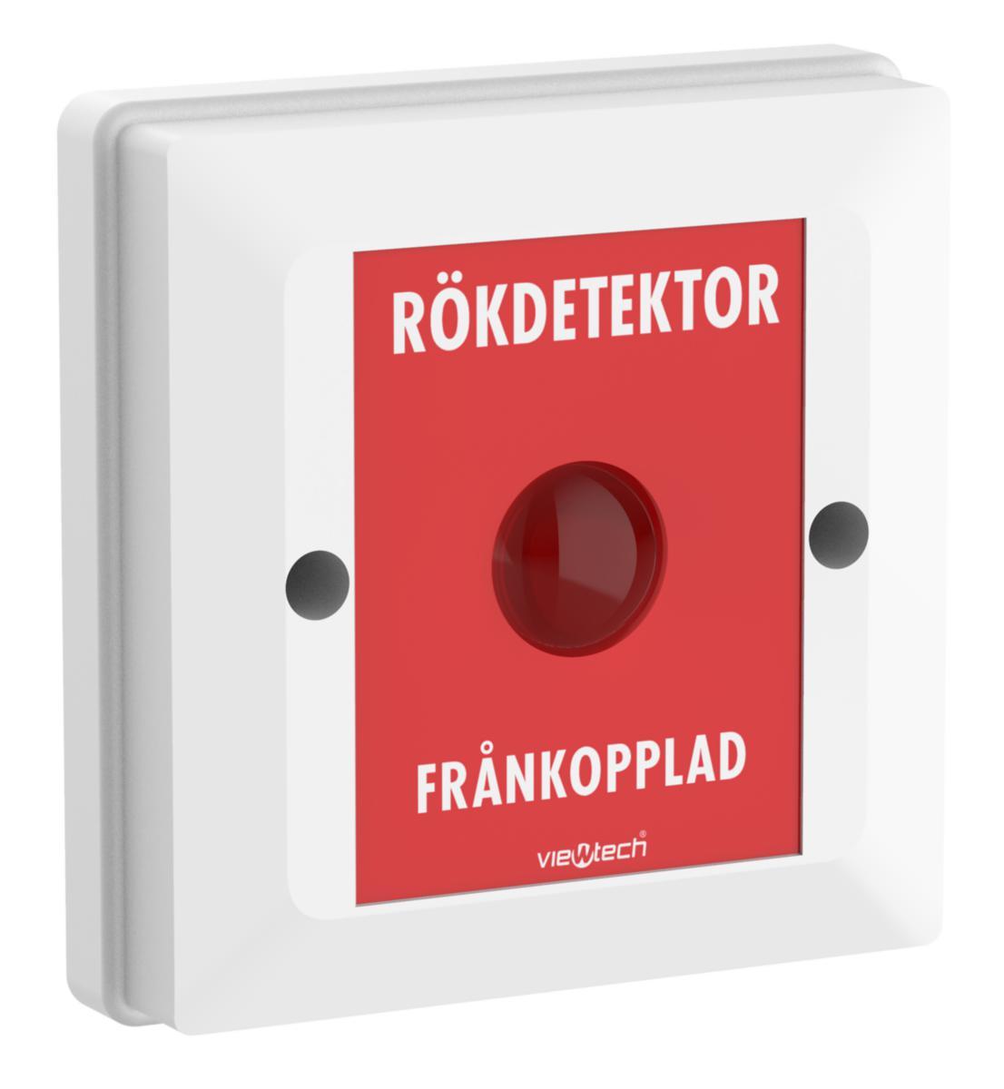 Indikering "Rökdetektor frånkopplad" - INDIKERING RD FRÅNKOPPLAD RÖKDETEKTOR FRÅNKOPPLAD