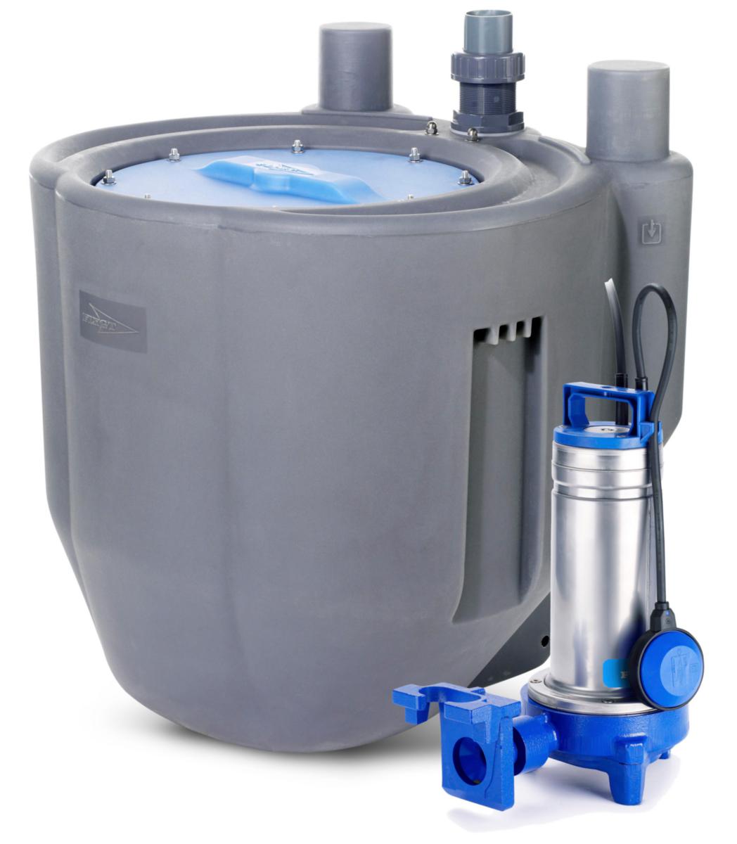 Avloppspumpstation, inomhus, Micropac 7, Flygt - MICROPAC 7 AVL.PUMPSTN FLYGT KOMPLETT MED PUMP, INOMHUS