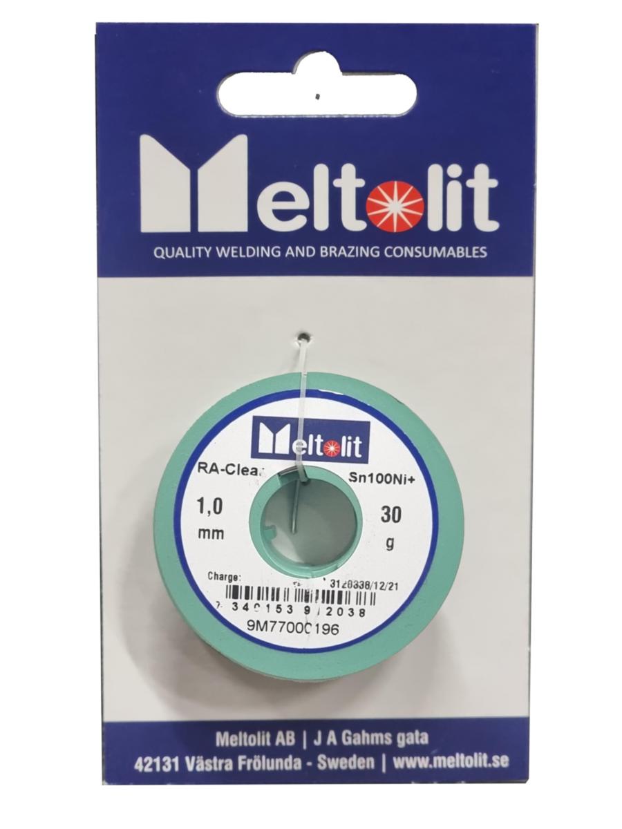 Lödtenn Meltolit SN100NI+ RA - LÖDTENN MELTOLIT SN100NI+ "RA- 1,0MM 30G SB