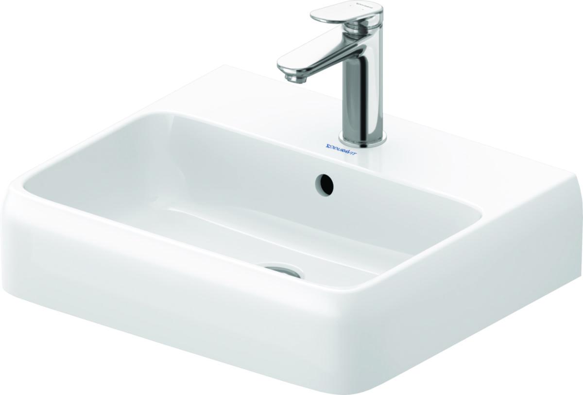 Tvättställ Qatego, Duravit - DURAVIT TVÄTTSTÄLL QATEGO BULT, 500X420 BL.HÅL