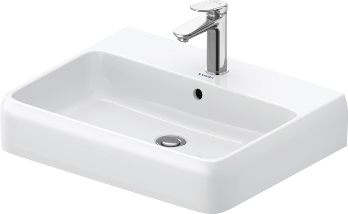 Tvättställ Qatego, Duravit - DURAVIT TVÄTTSTÄLL QATEGO BULT, 600X470 BL.HÅL