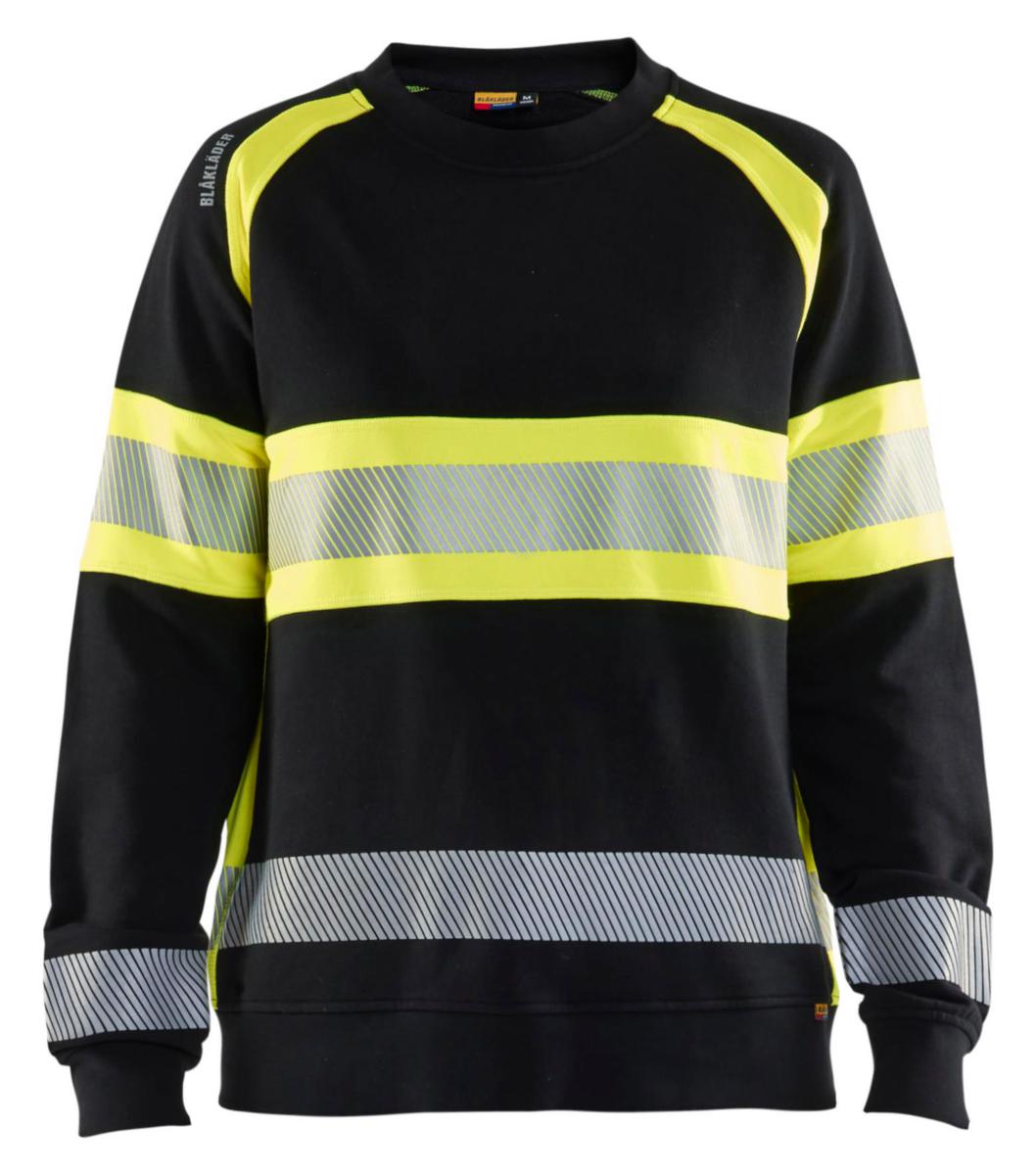 Tröja Blåkläder 3409-1158 Dam - TRÖJA BLK 3409-1158 RUNDHALS DAM VARSEL SVART/GUL STL L