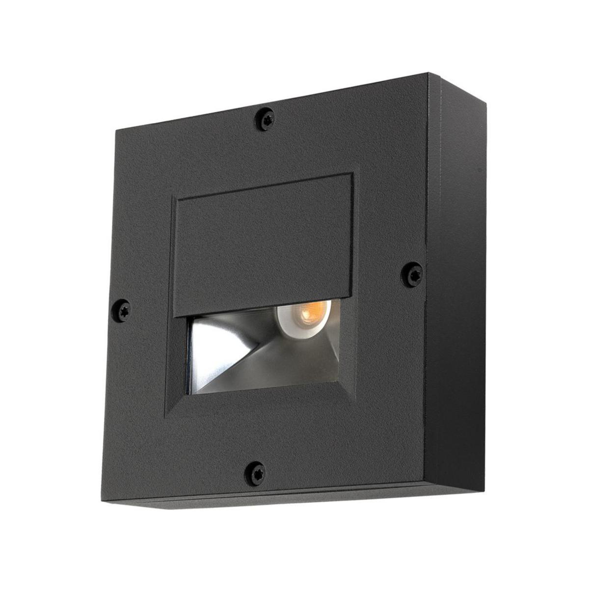 Väggarmatur Callisto Square - DOWNL 3W 140LM 4K SVART CALLISTO WALL SQUARE