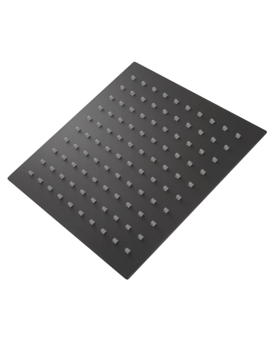 Takdusch fyrkantig G3, Gustavsberg - GBG TAKDUSCH SIL SQUARE G15, 250X250MM, MATTSVART