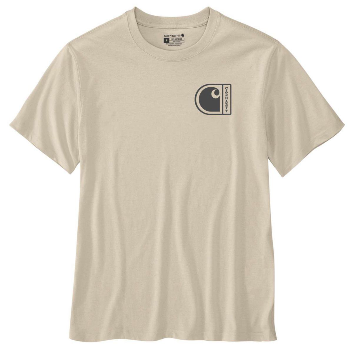 T-shirt Carhartt 107048 - T-SHIRT CARHARTT 107048A16 GRÄDDVIT STL M