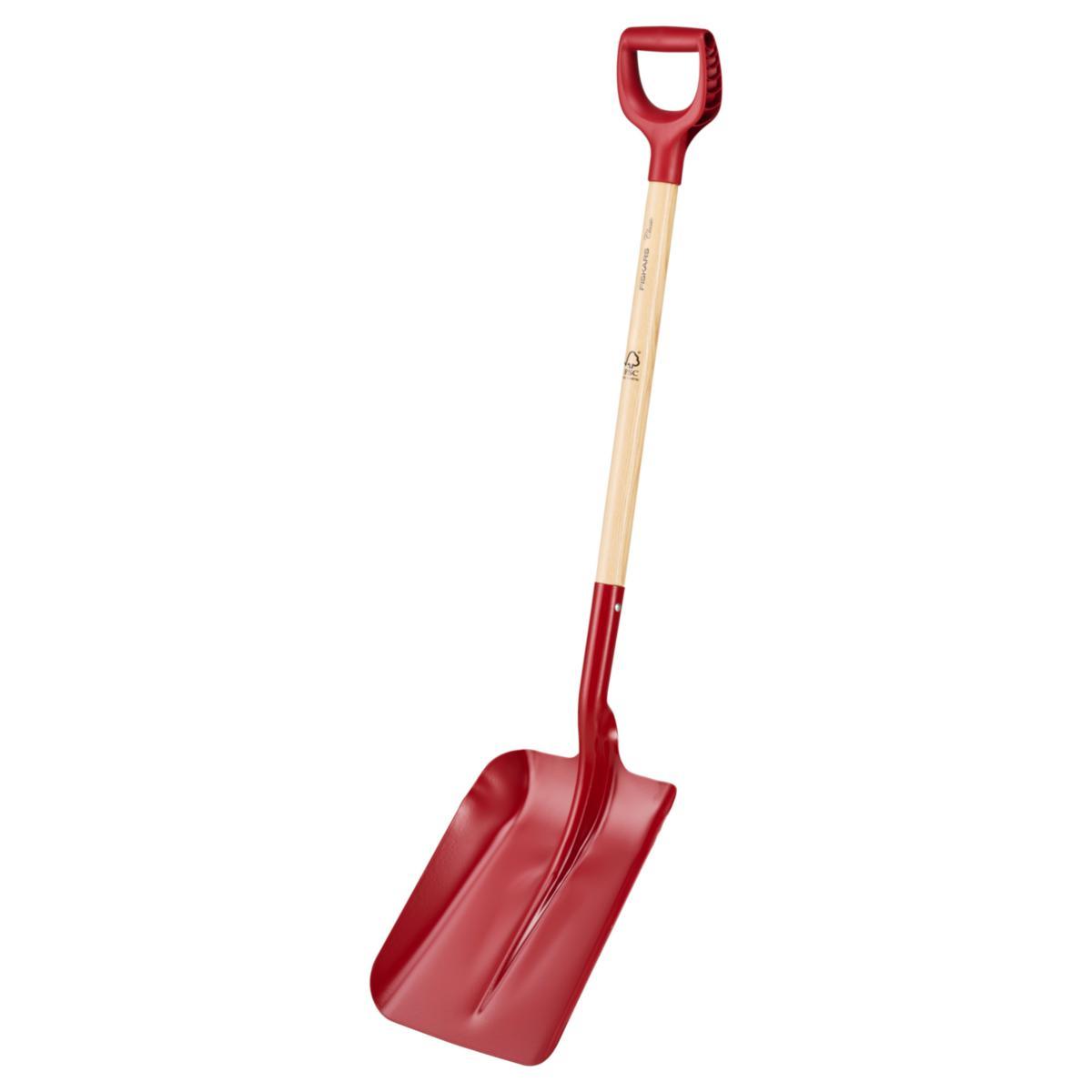 Shovel Fiskars Classic Red - SHOVEL FISKARS CLASSIC ALU RED FSC