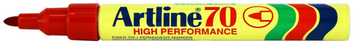 Marker artline 70 - MARKER ARTLINE 70 RED 1.5MM NIB