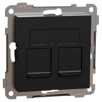 Centrumplatta rak Keystone RS PLUS svart