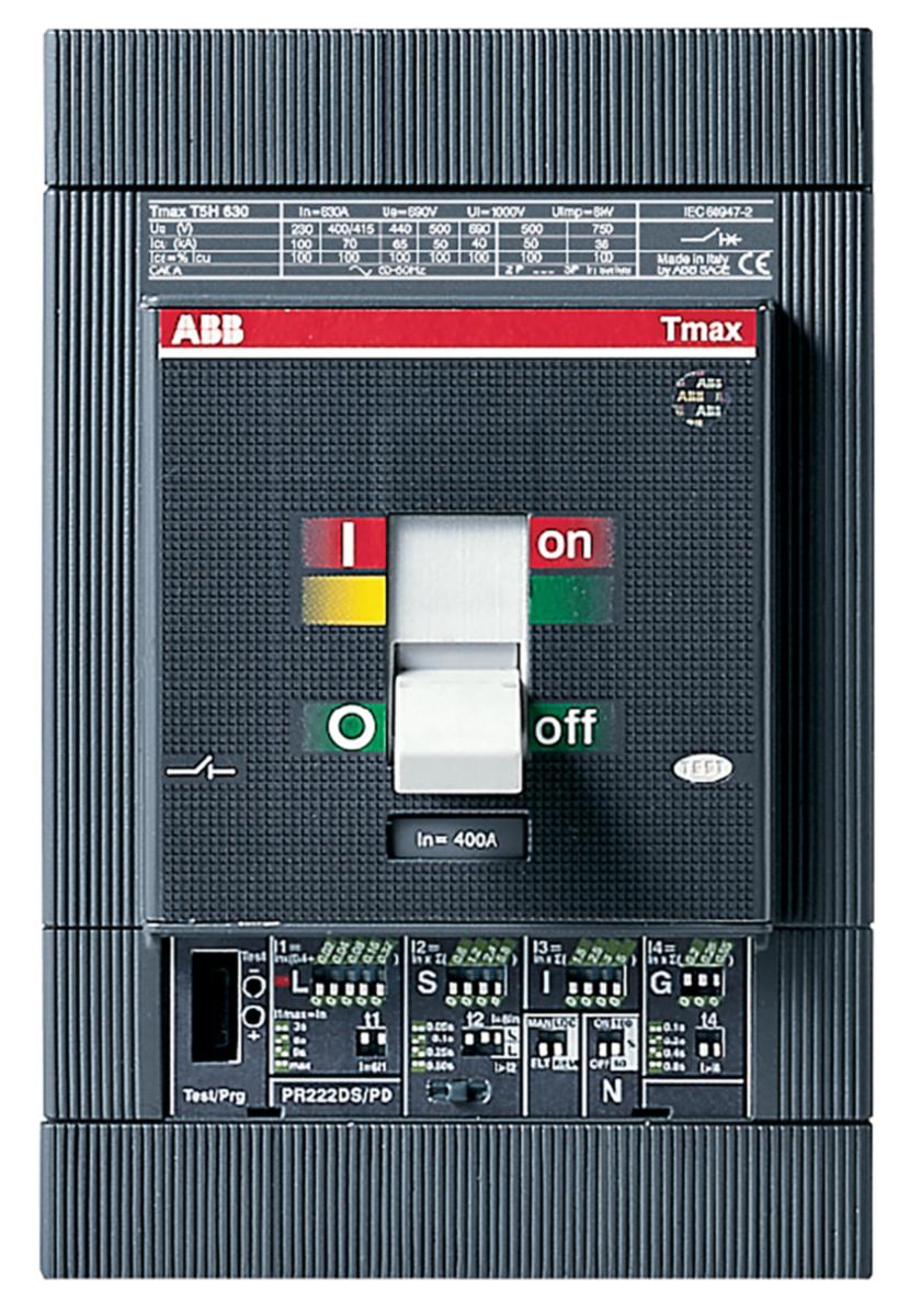 Effektbrytare T5N630 36kA fast montage - MCCB T5N400,400A, 4-POLIG T5N400.400A. 4-POLIG