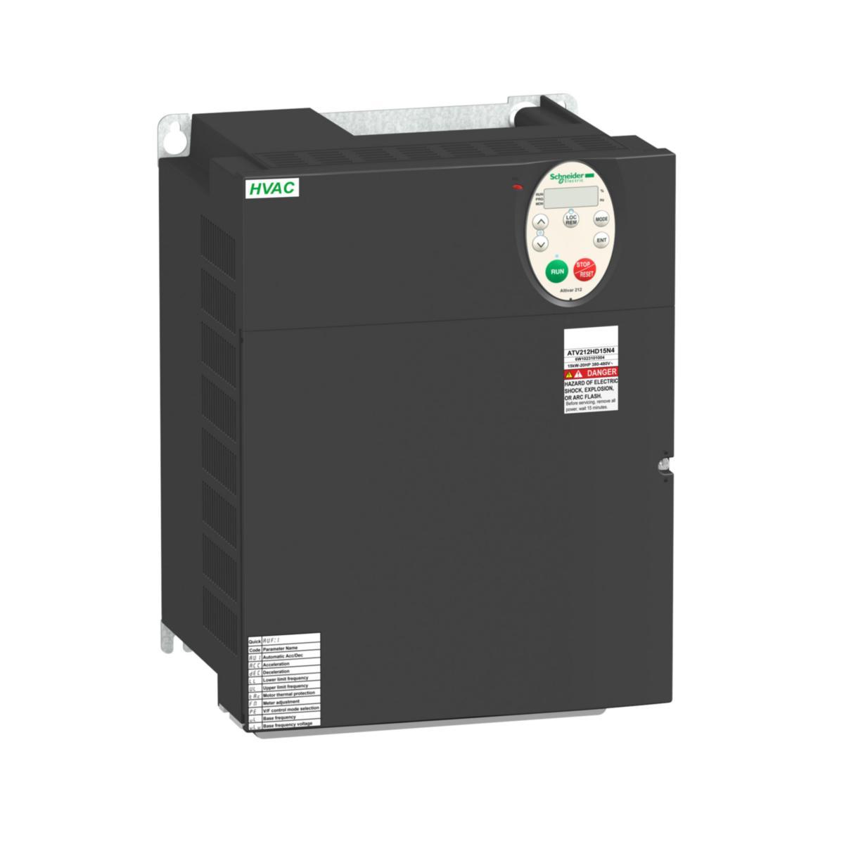 Frekvensomriktare Altivar 212 0,75 - 75kW IP21 - FRO 3-F 400V 15 KW IP21 EMC A ATV212HD15N4