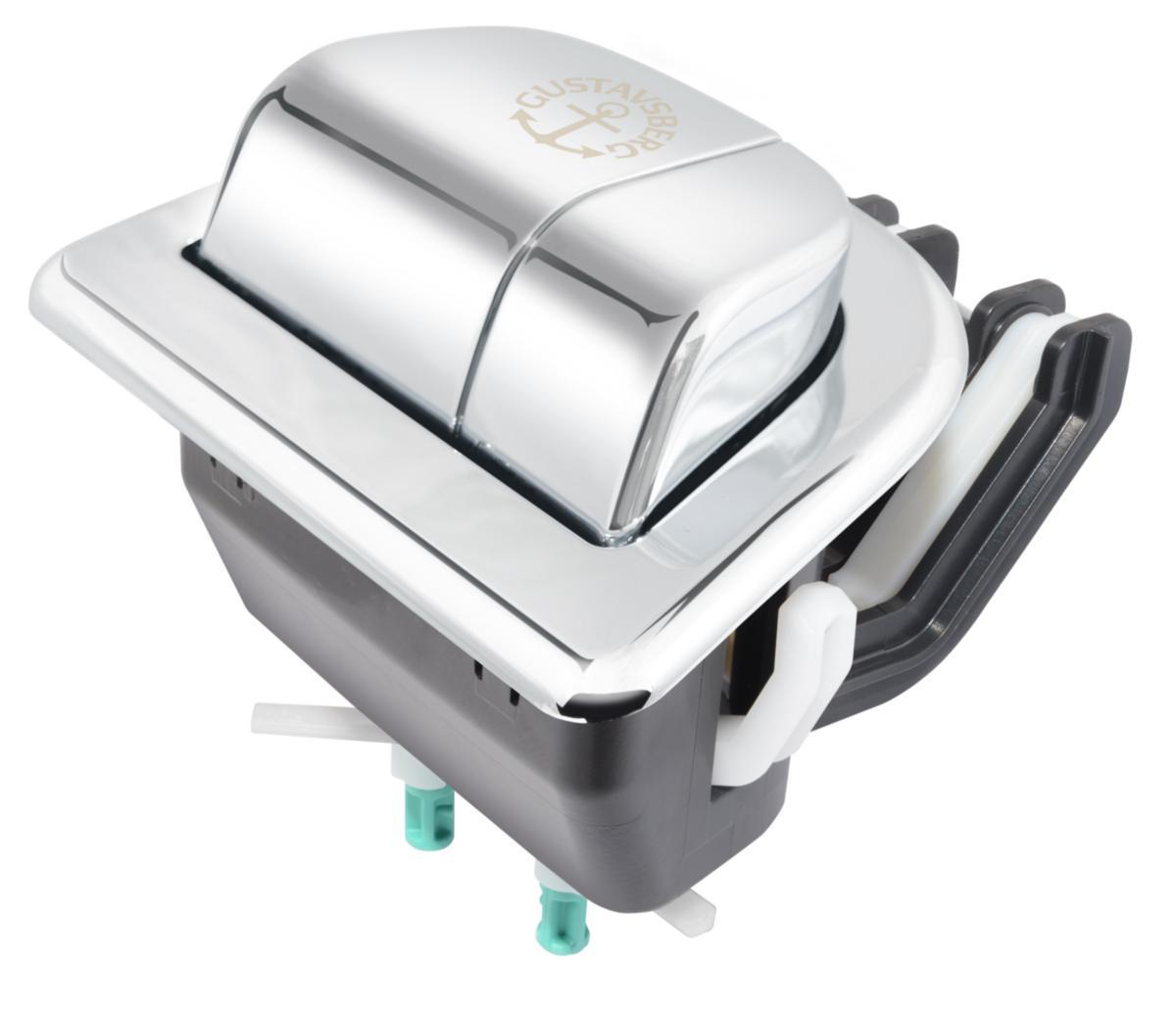 Knapphus Duo, Gustavsberg - GBG KNAPPHUS, DUO, KROM, HÖG WC NAUTIC 5500-5591