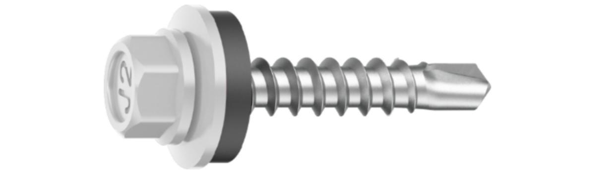 Sheet metal screw JT2 SAPHIR®-KOMBI Painted - CONSTRUCTION SCREW EJOT JT2 5.5X25 BLACK 9010 STEEL 250PCS