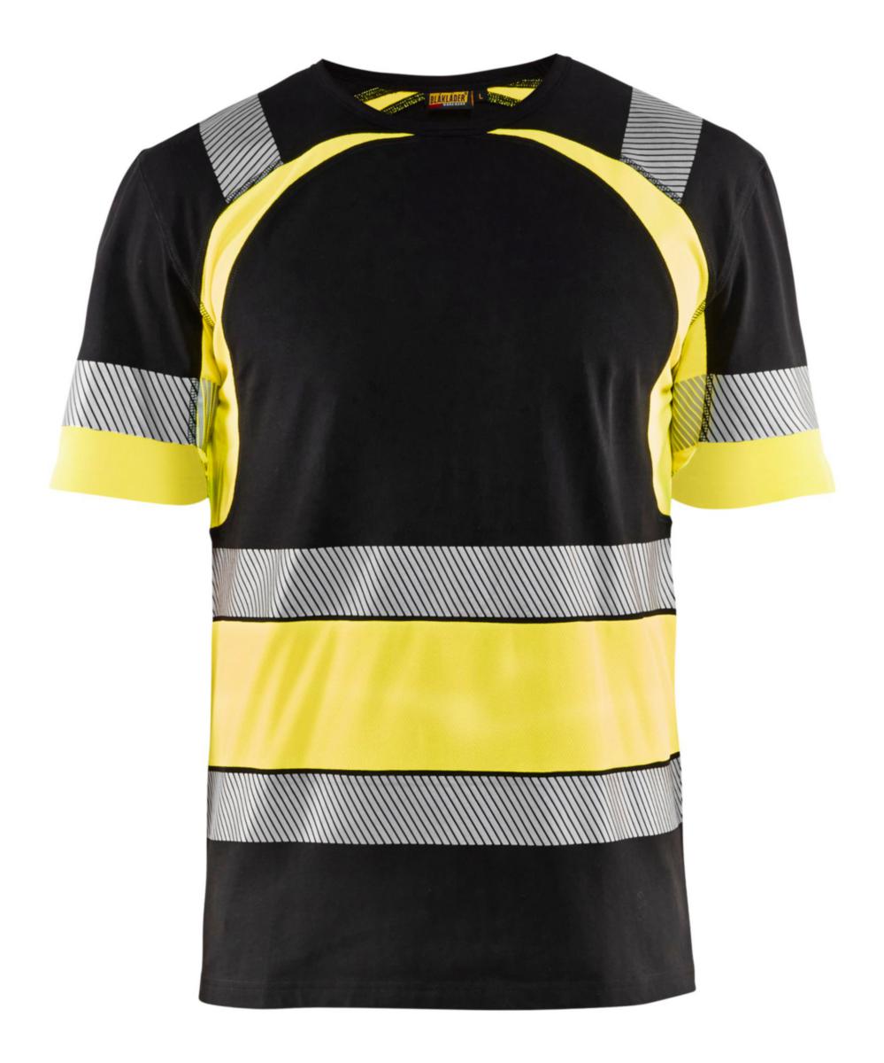 T-shirt Blåkläder 3421-1030 - T-SHIRT BLÅKLÄDER 3421-1030 BLACK/HIGH-VIS YELLOW L