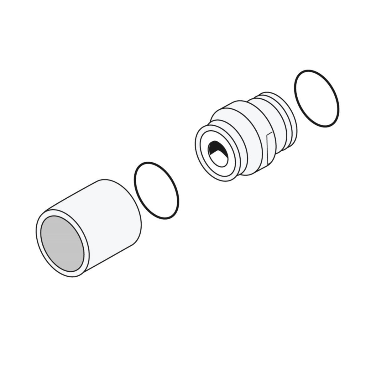 Strålsamlare för bidé, Gustavsberg - GBG STRÅLSAML. BIDÉ M.KULLED GB41637270 01