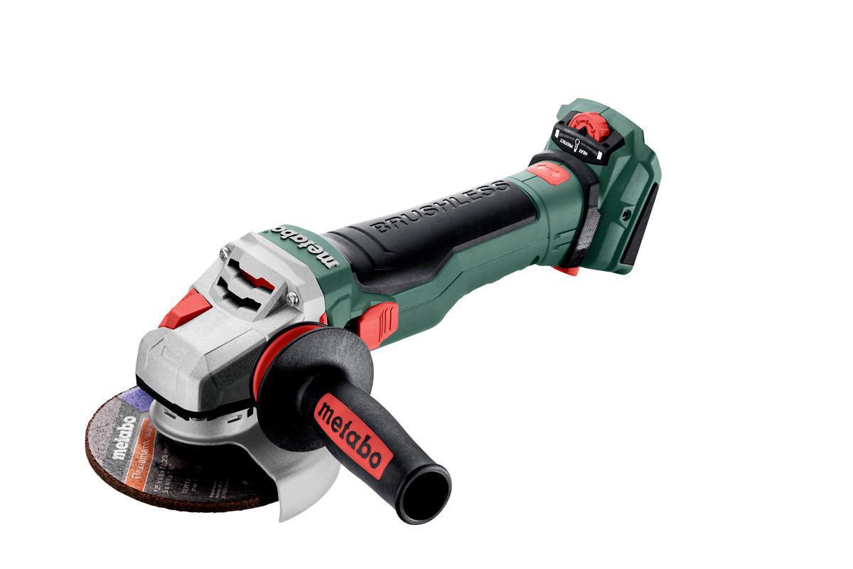 Vinkelslipmaskin Metabo WVB 18 LTX BL 15-125 QUICK SOLO metaBOX 165 L - VINKELS. METABO 18LTX BL15-125 WVB 18LTX BL15-125Q SOLO M-BOX