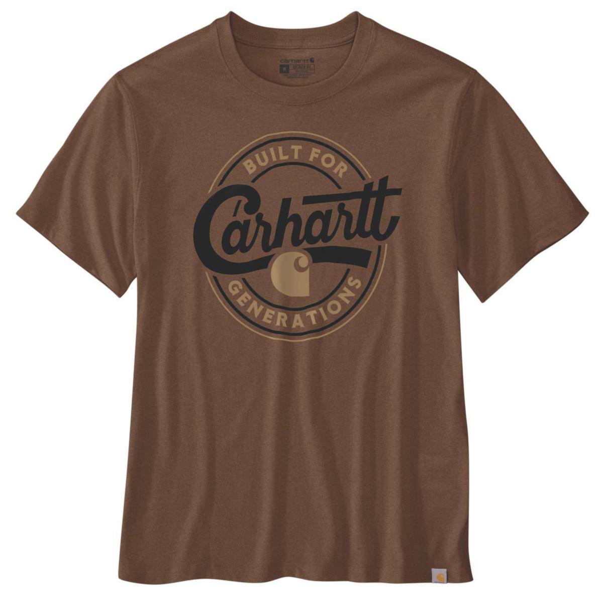 T-shirt Carhartt 107049 - T-SHIRT CARHARTT 107049RC8 BRUN STL XXL