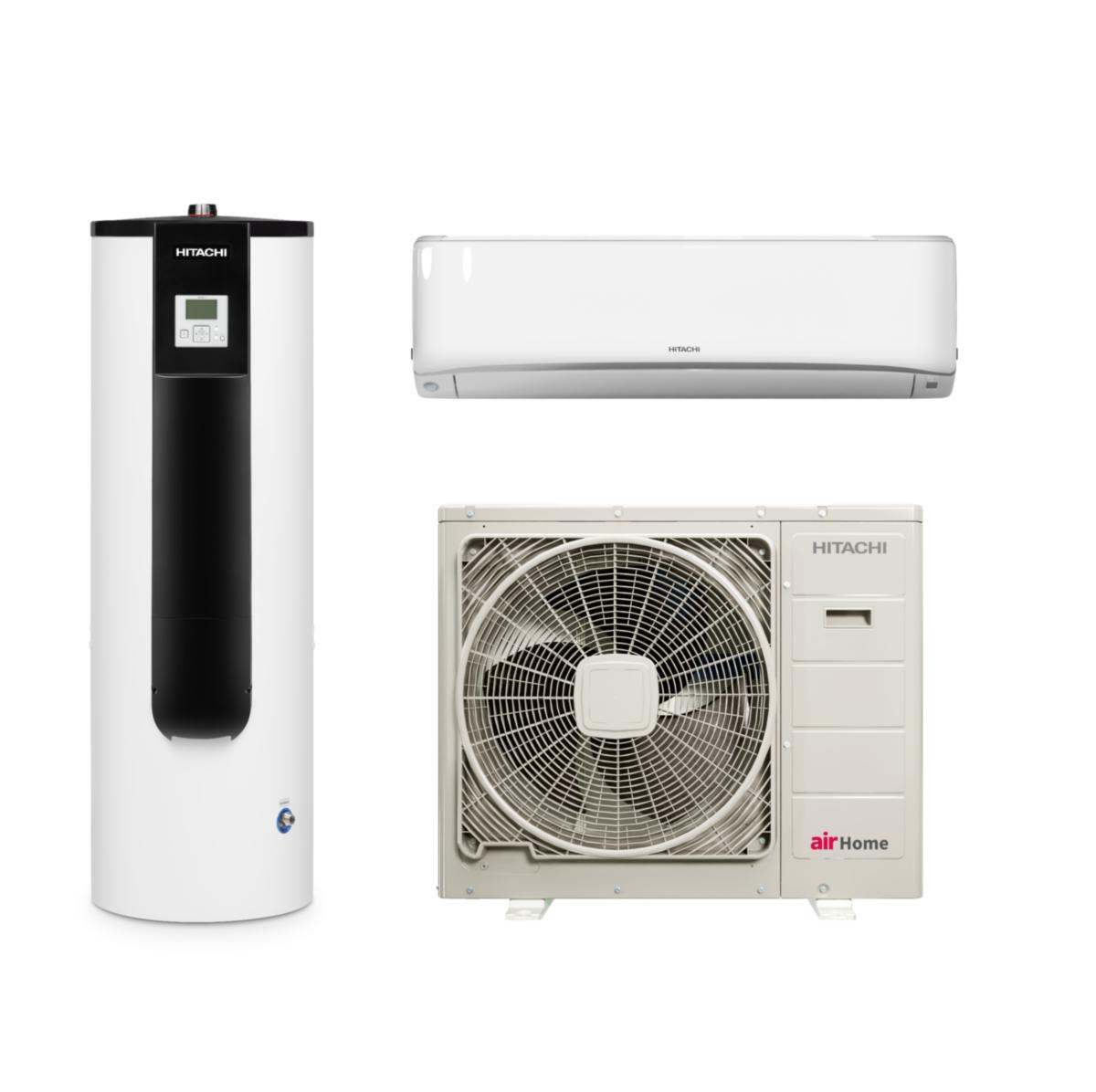 Hitachi airHome Triple-C - HITACHI TRIPLE-C SINGLE 35 190 ODU IDU 190L TANK