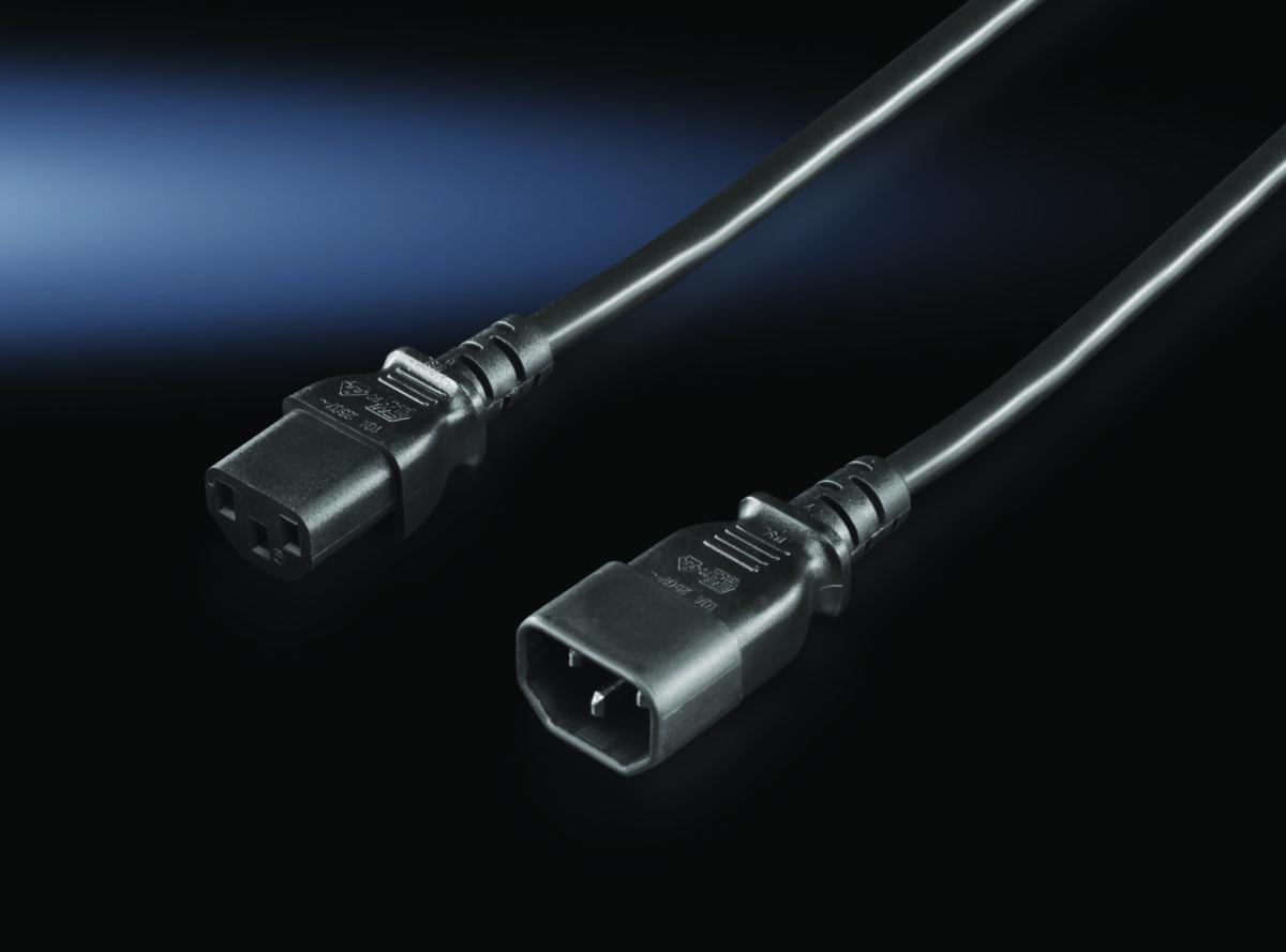 Anslutningskabel IEC kontakt C14 - ANSLUTN KABEL IEC KONTAKT C14 7200215