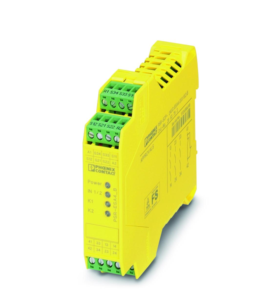 Säkerhetsrelä PSR-SCP - SÄKERHETSRELÄ 3+1 KONTAKT PSR-SCP- 24UC/ESA4/3X1/1