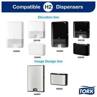 HANDDUK TORK UNIVERSAL H2 M-FOLD 23,5X21CM,190ST/BUNT VI