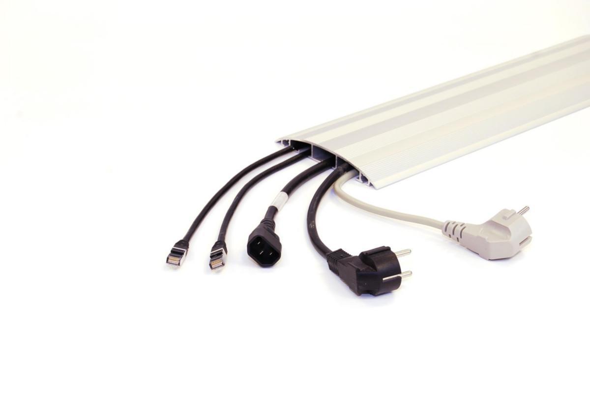 Golvkanal Bas, Aluminium - GOLVKANAL BAS, ALU. 1,0 METER GOLVKANAL BAS ALU