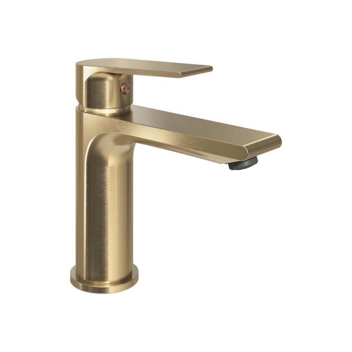 Tvättställsblandare Halde, Svedbergs - SVEDBERGS TVÄTTSTÄLLSBLANDARE HALDE BORSTAD MÄSSING