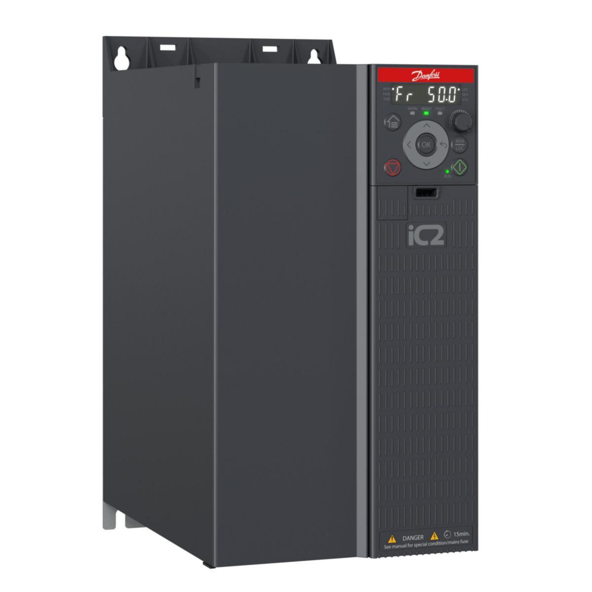 Frekvensomriktare iC2-Micro Standard med bromshopper - FREKV.OMV IC2 3F 22,0KW 43A IC2-30FA3N04-43A0E20F2+ACBC