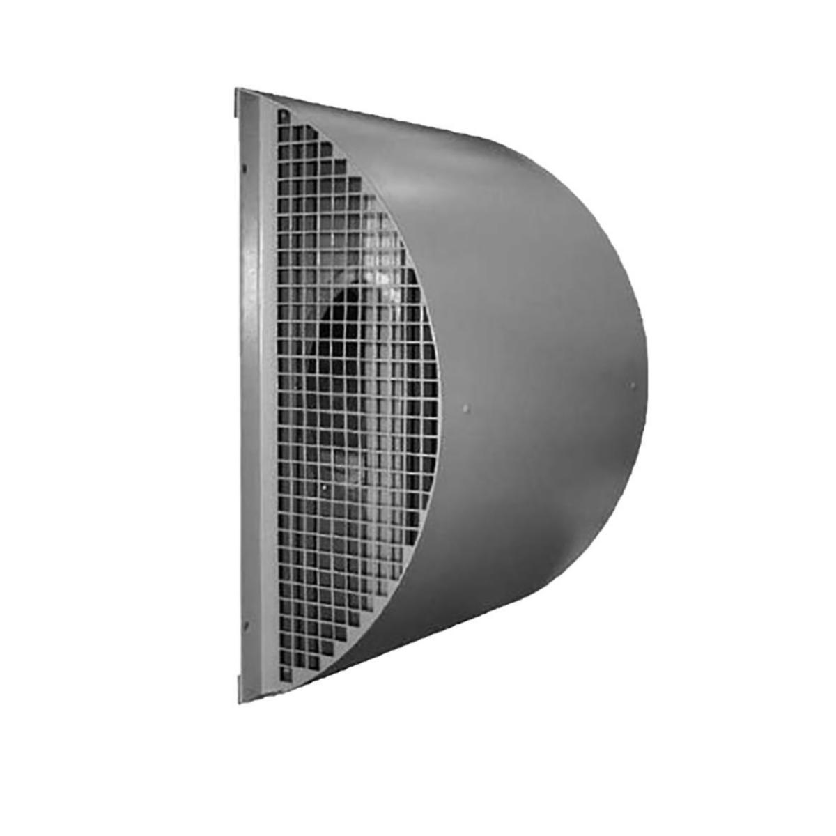 Väggdon ABC-VDR, ABC Vent - VÄGGDON UTELUFT/AVLUFT VDR 125 SVART ABC VENT