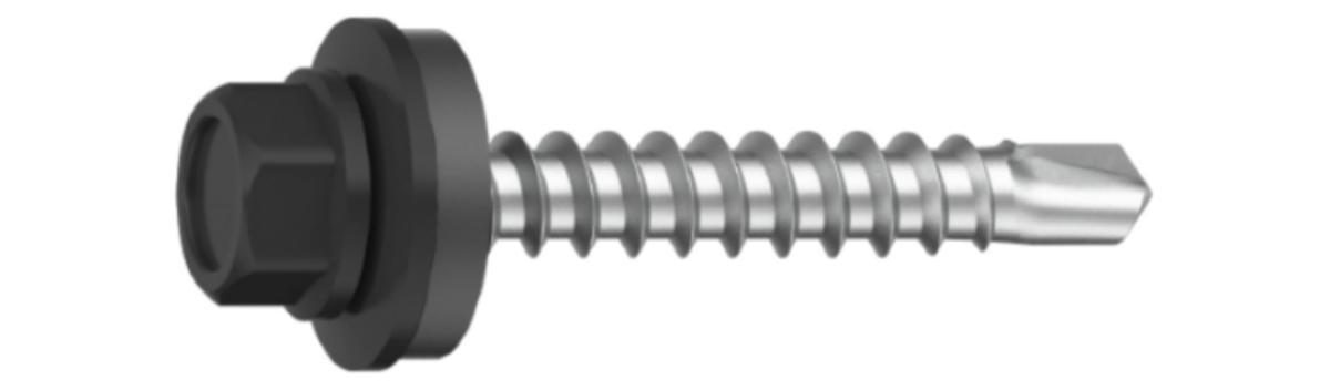 Screw JT8 wood - CONSTRUCTION SCREW EJOT JT8 ALUM 5.6X35 BLACK 9011 C3 250P