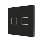 Tryckknapp FLAT Svart