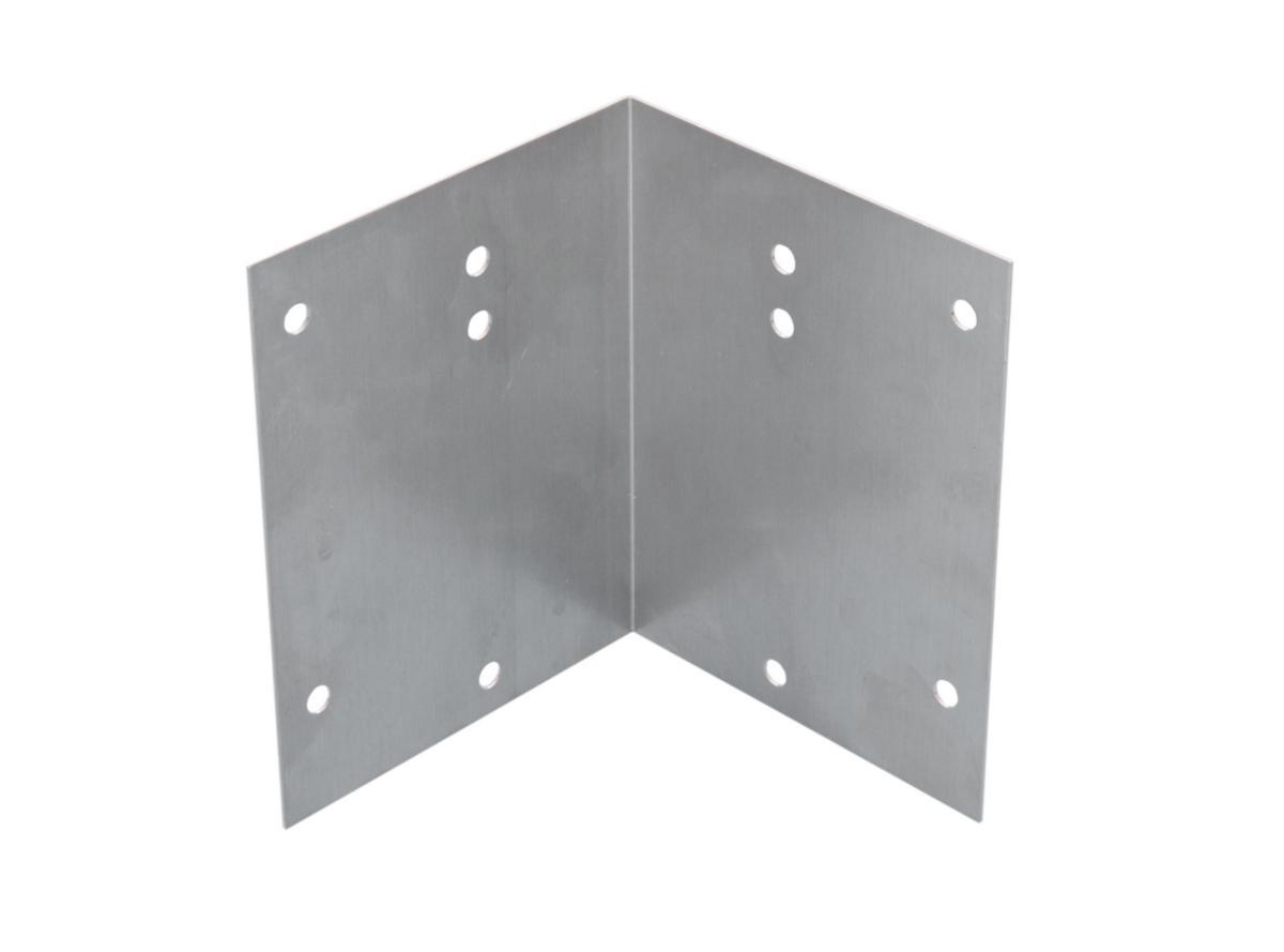 Monteringsplåt till skyddsgaller 13 060 34, Extronic - MONTERINGSPLÅT 90 GR TILL SKYDDSGALLER HÖRN