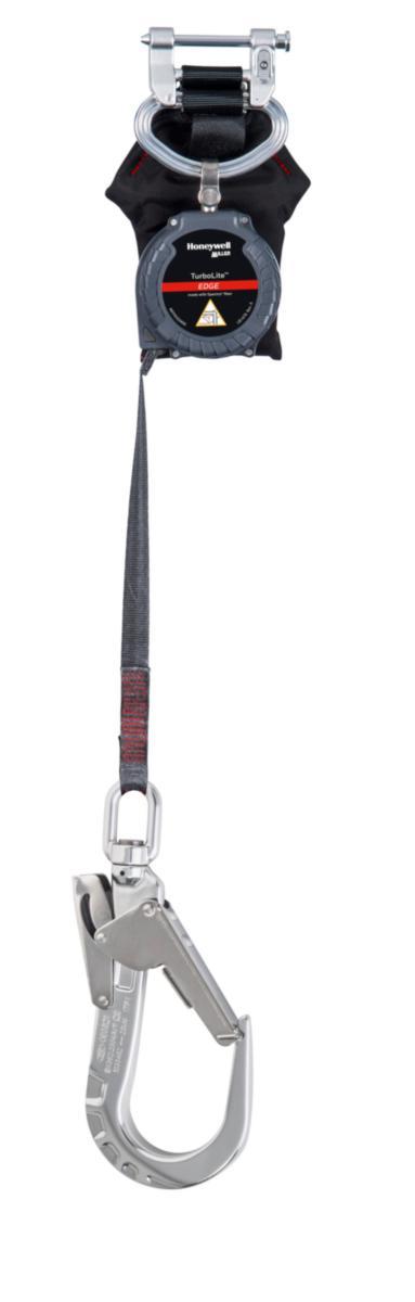 Fall protection block Turbolite ™ Edge single strap - LIFELINE TURBOLITE EDGE WEB 2.75M SCAFF HOOK AL 1035743E