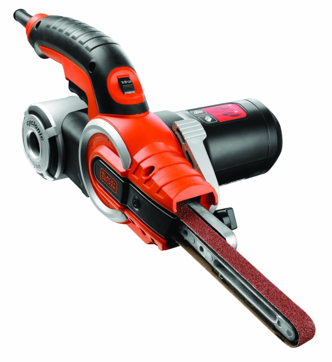 Bandslipmaskin Black&Decker KA902EK - BANDSLIPMASKIN BLACK&DECKER KA902EK 400W M VÄSKA & TILLB.
