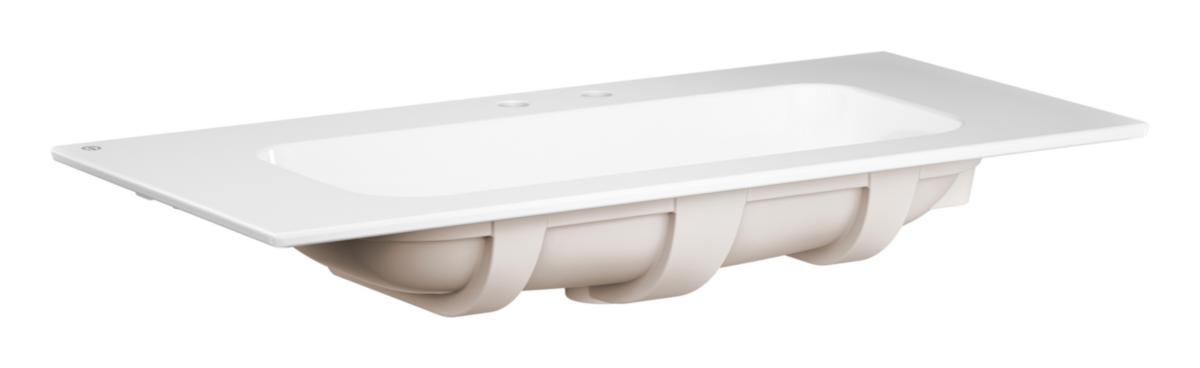 Möbeltvättställ Artic slim, Gustavsberg - GBG ARTIC MÖBELTVÄTTSTÄLL SLIM 120 CM, VITT 2 BL.HÅL