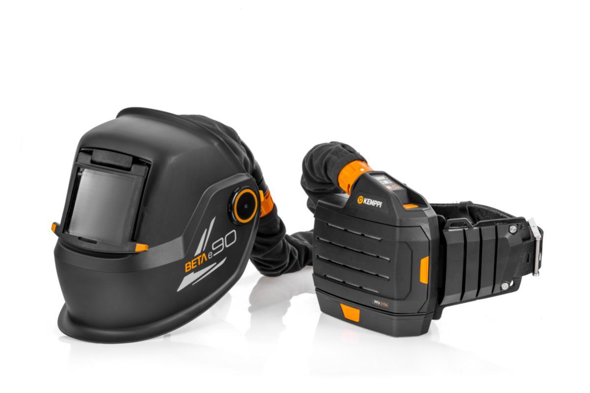 Svetshjälm Kemppi BETA E90 PFA +PFU 210e - FLÄKTPAKET KEMPPI BETA E90 PFA PFU 210E + 1 ST SD BATTERI
