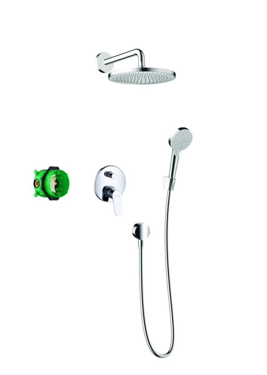 Inbyggnadspaket Crometta S240 1jet, 1-gr Focus, Hansgrohe - HANSGROHE INBYGGNADSPAKET TAK CROMETTA S240 1J, 1-GR FOCUS