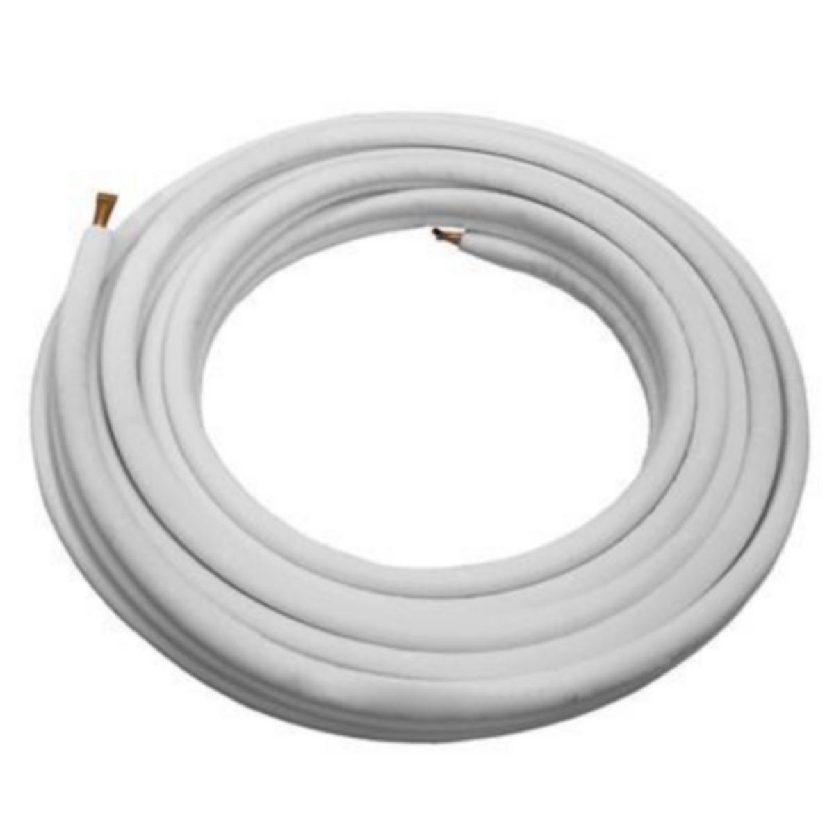 A-Tech 10 mm Wall Thickness Pre-insulated Copper Pipes 20 m - COPPER PIPE 1/4" INSULATED 20 METRES AHLSELL