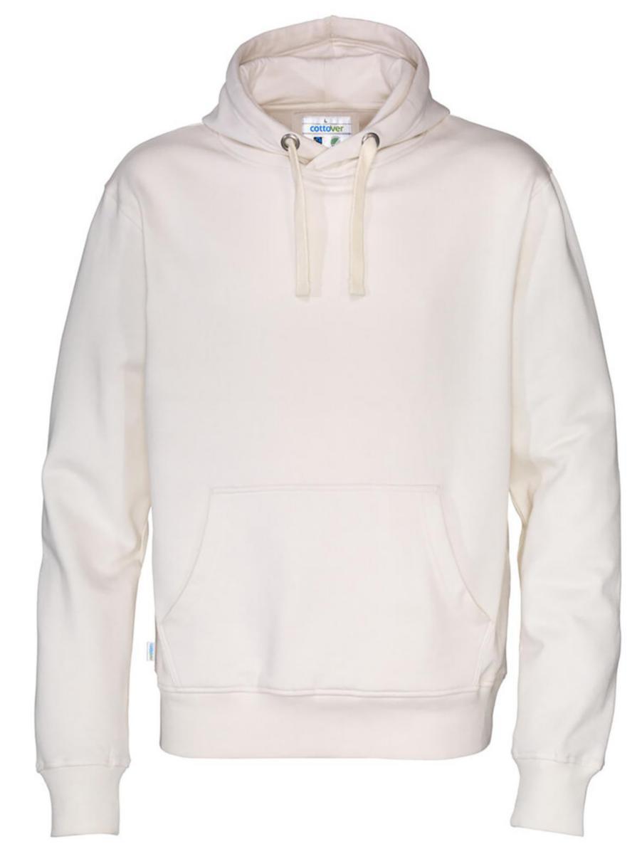 Hoodtröja Cottover 141002 - HOODTRÖJA HOOD MAN OFFWHITE L