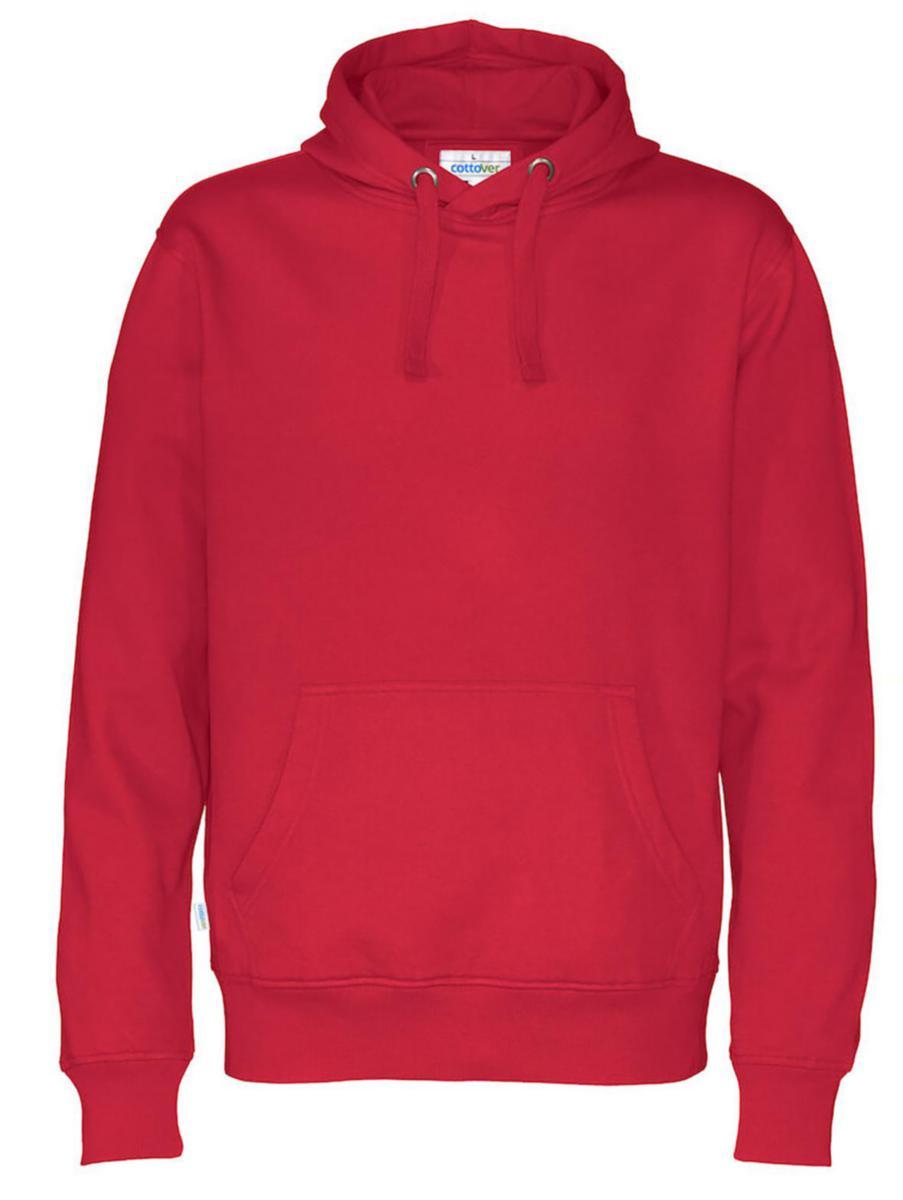 Hoodtröja Cottover 141002 - HOODTRÖJA HOOD MAN RÖD XXL