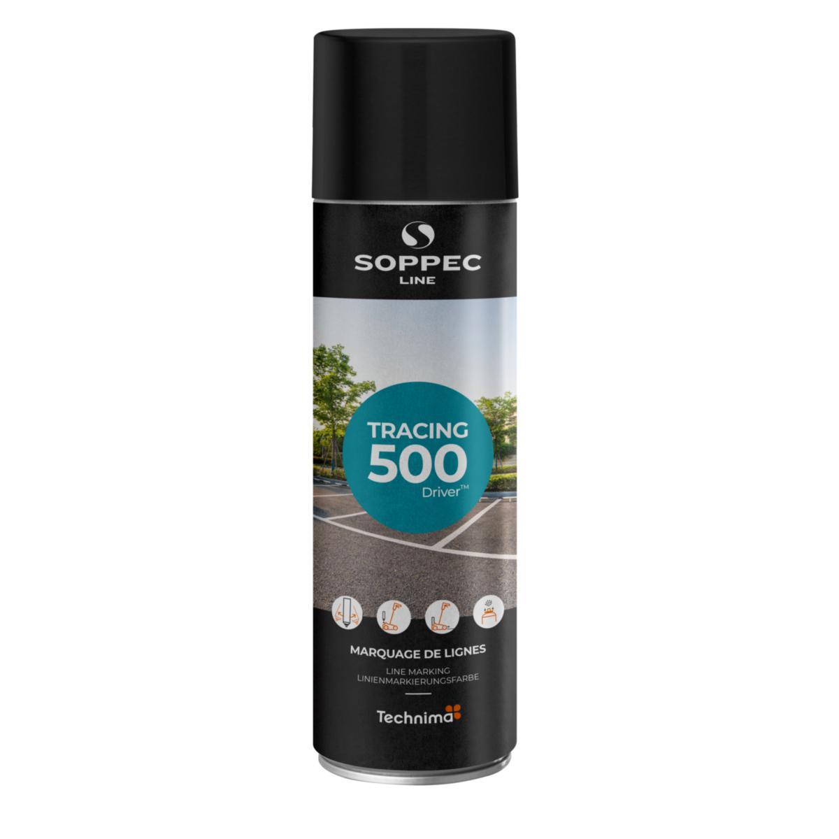 Linjemarkeringsfärg Soppec Tracing - LINJEFÄRG TRACING SVART 500ML SOPPEC
