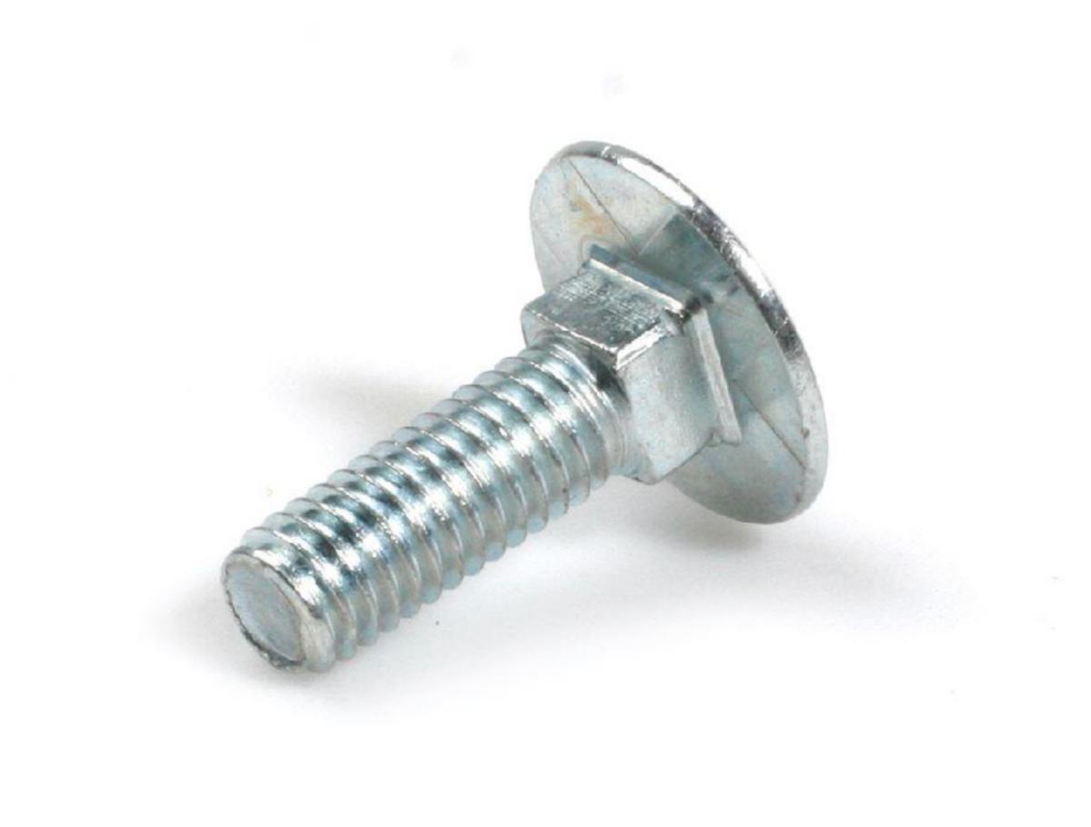 Vagnsbult MVBF 4.6 blankförzinkad DIN 603 - VAGNSBULT MVBF 4.6 6X30 FZB DIN 603