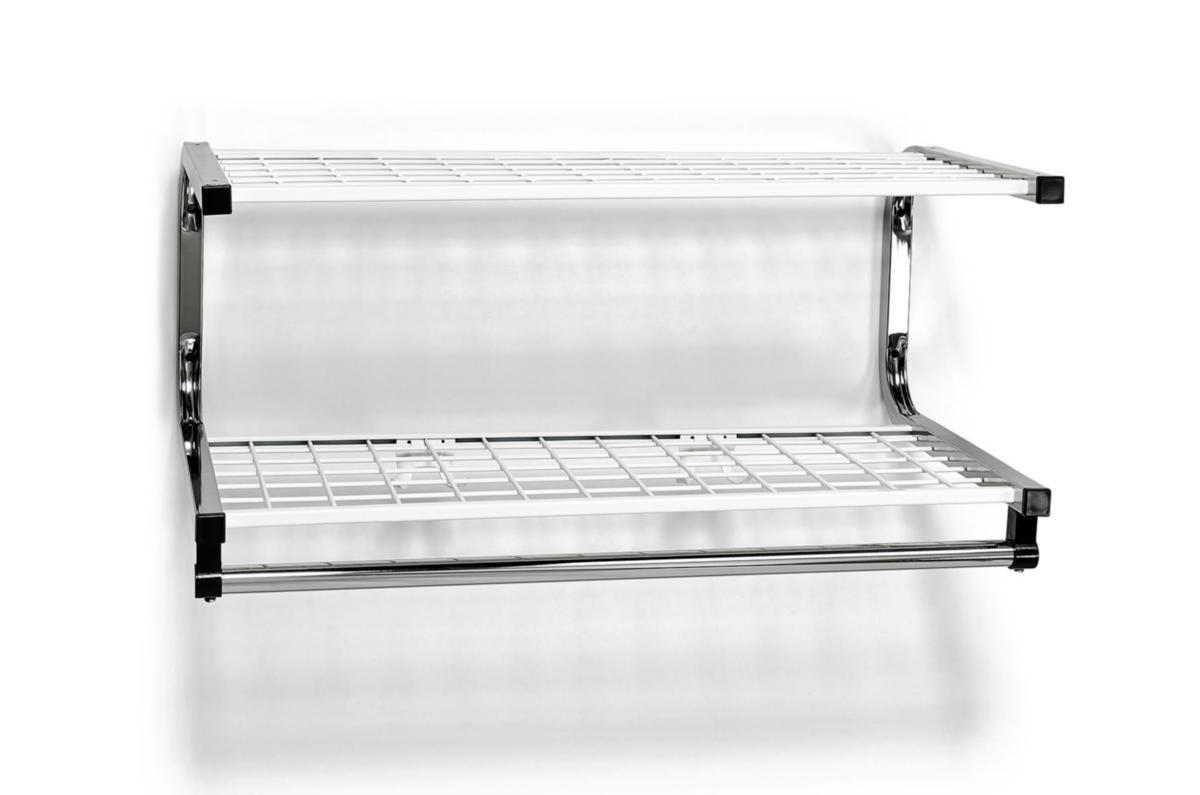 Hat shelf 7000 - HAT SHELF HABO 7000 WHITE 800MM