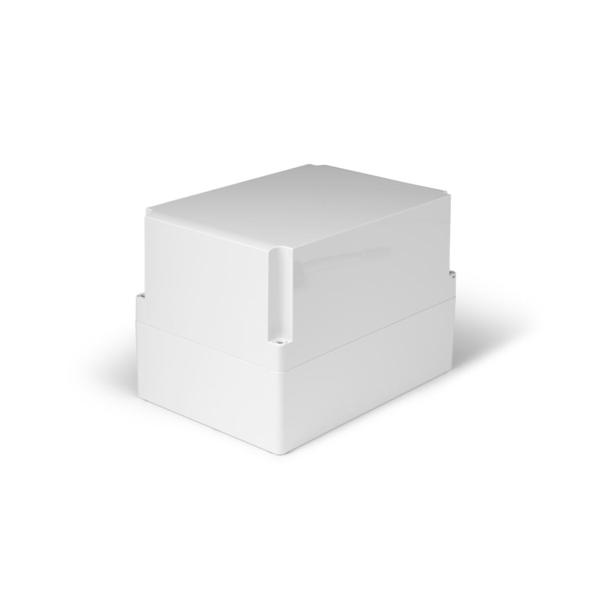 Kapsling Cubo S, ABS, med grått lock släta sidor - APPLÅDA GL ABS SLÄT175X250X175 SABP182518HG
