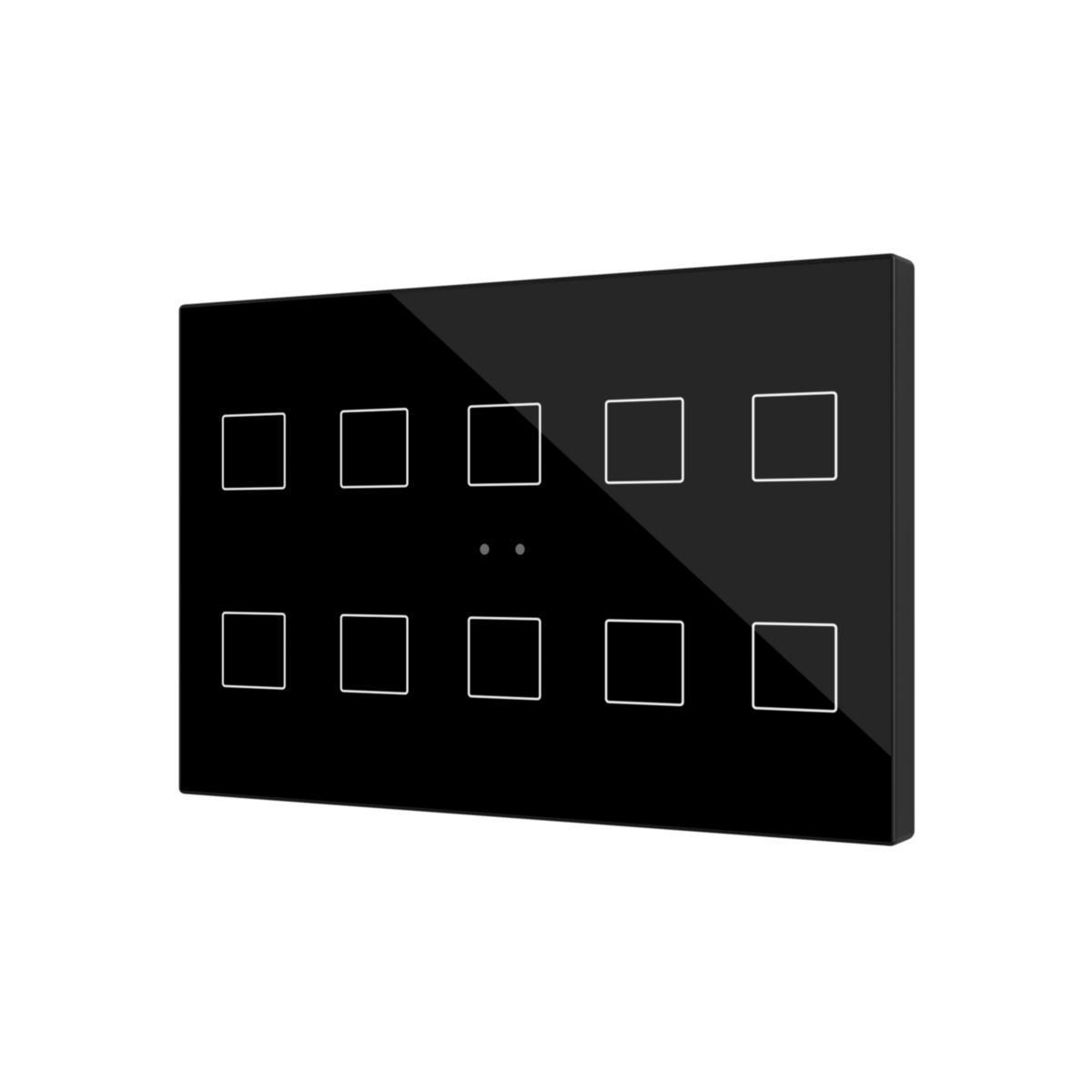 Tryckknapp FLAT XL Svart - TRYCKKNAPP FLAT XL X10 SVART