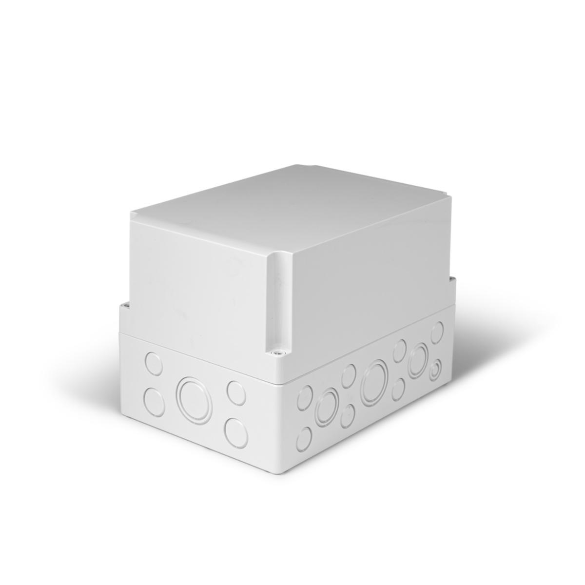 Kapsling Cubo S, med grått lock, metriska knockouts - APPLÅDA GL PC METR 175X250X175 SPCM182518HG